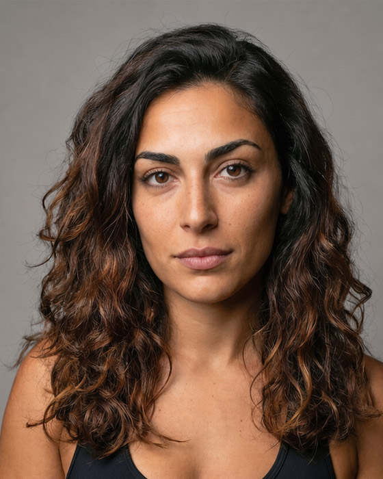modella generata con AI